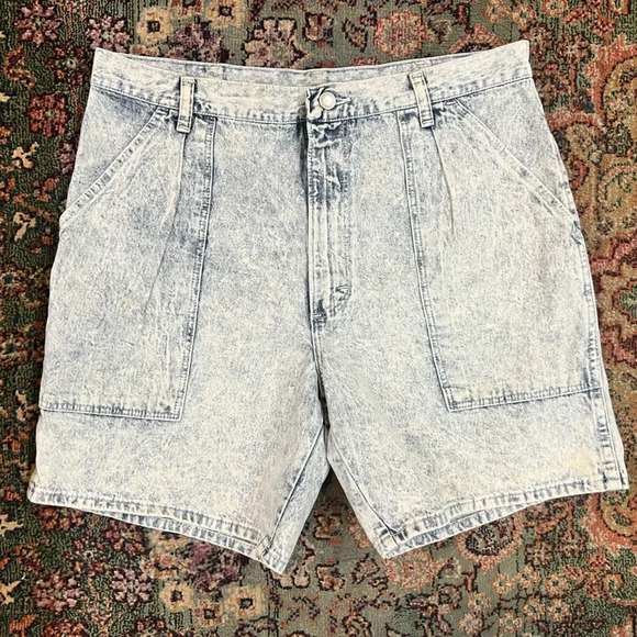 Vintage Wrangler Bleach Wash Mom Shorts - Picture 4 of 7